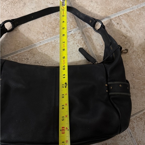 Hilary Radley Black Leather Hobo Bag - Picture 10 of 11